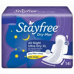 Stayfree Dry-max All Night Xl - Sanitary ...