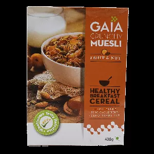 Gaia Crunchy Muesli Fruit And Nut 400 Gm...