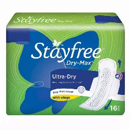 Stayfree Dry-max Ultra-dry Napkins With W...