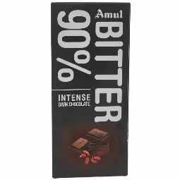 Amul Bitter 90% Chocolate, 150g...