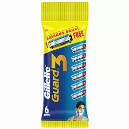Gillette Guard 3 Cartridge, 6 Pcs...