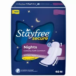 Stayfree Secure Nights Sanitary Pads For ...