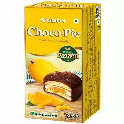 Orion Choco Pie With Real Mango - 100% Ve...