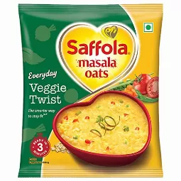 Saffola Masala Oats - Tasty Evening Snack...