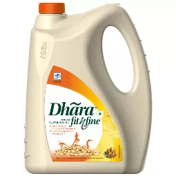 Dhara Soyabean Oil Jar, 5l Jar...