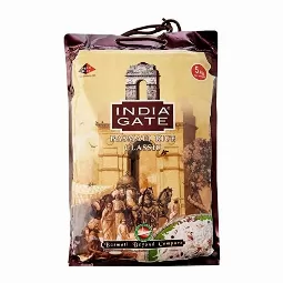 India Gate Basmati Rice Bag, Classic, 5kg...