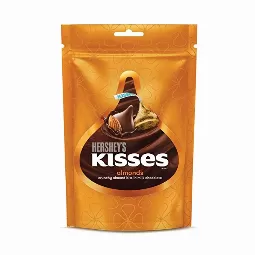 Hershey's Kisses Almond Pouch, 100.8 G...