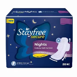 Stayfree Secure Night Sanitary Napkins Fo...