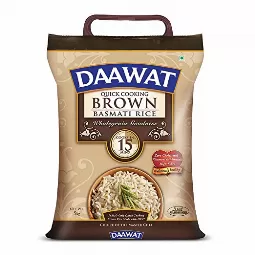 Daawat Brown Basmati Rice 5kg...