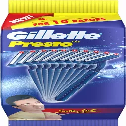 Gillette Presto Disposable 10 Nos Pack...