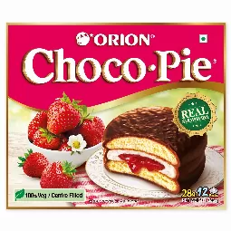 Orion Choco Pie Strawberry 365gm...