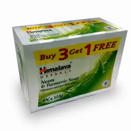 Himalaya Neem & Turmeric Soap 4nx125g...