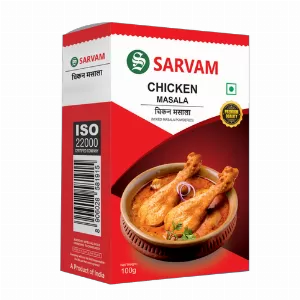 Sarvam Chicken Masala 100g, Packaging...