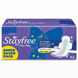 Stayfree All Night Ultra-dry Max Sanitary...